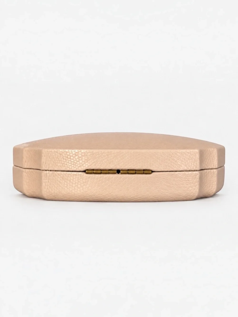 Gucci Beauty Blush Beige Scalloped Vanity Case Jewelry Keepsake Presentation Box